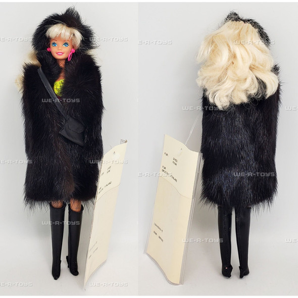 Barbie Doll in Lara's Fur Accessories New York, NY USA in Ranch Mink Coat