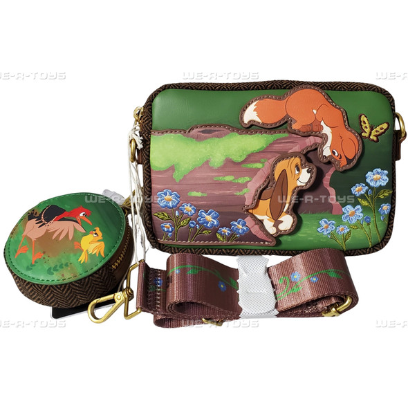 Disney Fox and the Hound Sling Crossbody Bag with Coin Bag Loungefly 2026