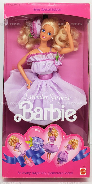 Lavender Surprise Sears Exclusive Special Edition Barbie 1989 Mattel 09049
