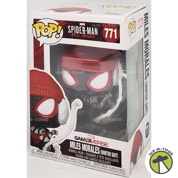 Funko POP Games Marvel’s Spider-Man Miles Morales Winter Suit 771 Figure