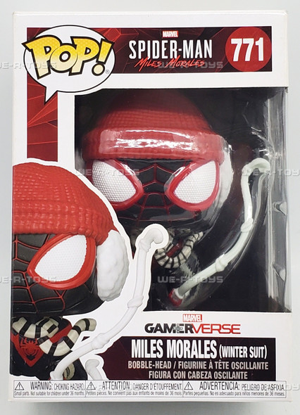 Funko POP Games Marvel’s Spider-Man Miles Morales Winter Suit 771 Figure