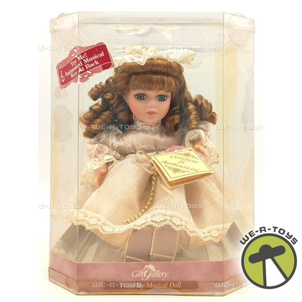 Nicole Wind Up Musical Porcelain Doll Plays Blue Danube Waltz 1990s Gift Gallery