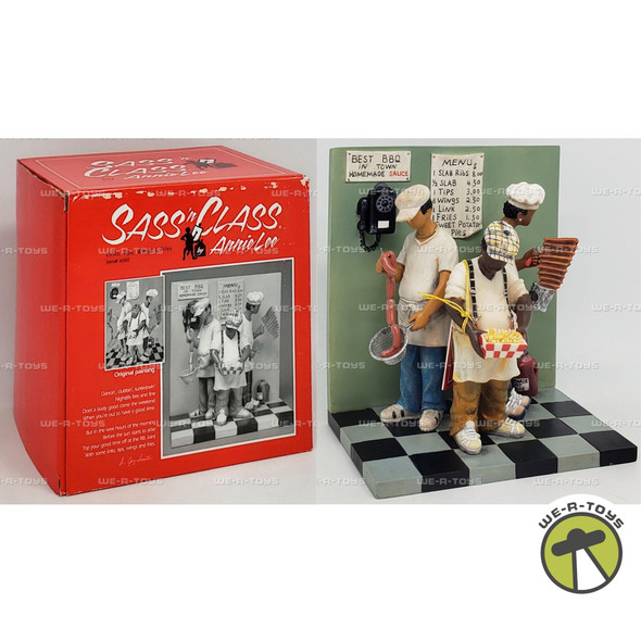 Sass 'N Class by Annie Lee Links, Tips, Wings & Fries Figurine Sandy 6080
