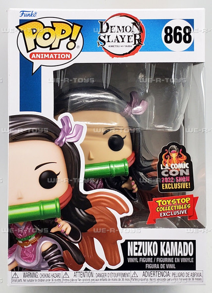 Funko POP Animation Demon Slayer Nezuko Kamado 868 LACC 2022 Metallic Figure