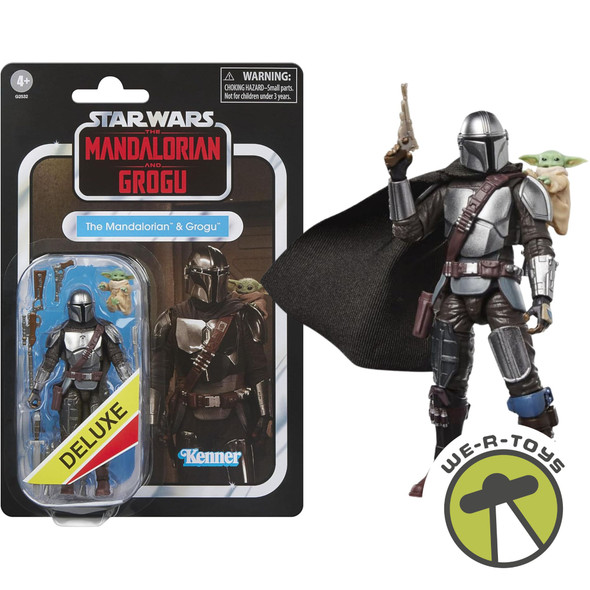 Star Wars The Vintage Collection The Mandalorian & Grogu Deluxe Action Figure