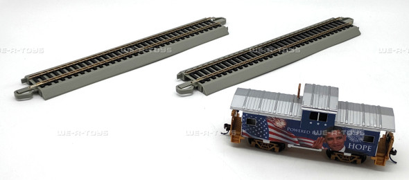 Barack Obama Powered By Hope Caboose Train Car HO Scale Hawthorne Village 2008