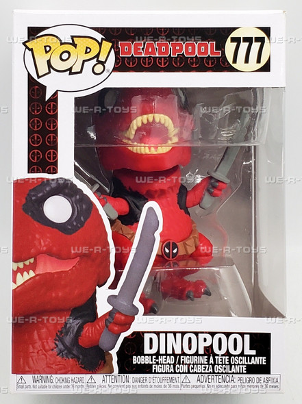 Funko POP Marvel Deadpool 30th Anniversary Dinopool 777 Vinyl Bobble Head Figure