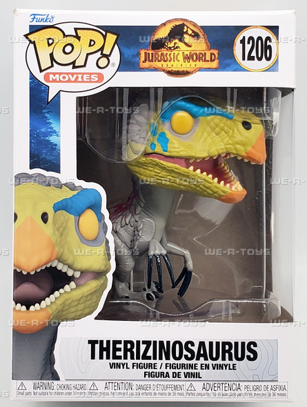 Funko Pop Movies Jurassic World Dominion Therizinosaurus 1206 Vinyl Figure