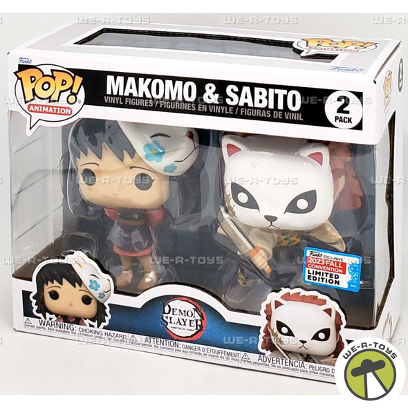 Funko Pop Demon Slayer Makomo & Sabito Vinyl Figure 2-Pack