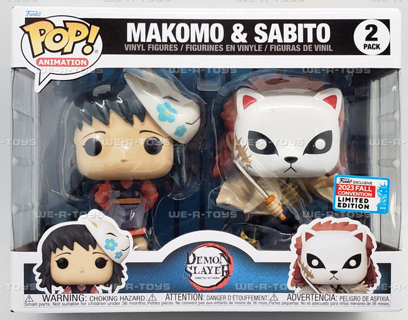 Funko Pop Demon Slayer Makomo & Sabito Vinyl Figure 2-Pack