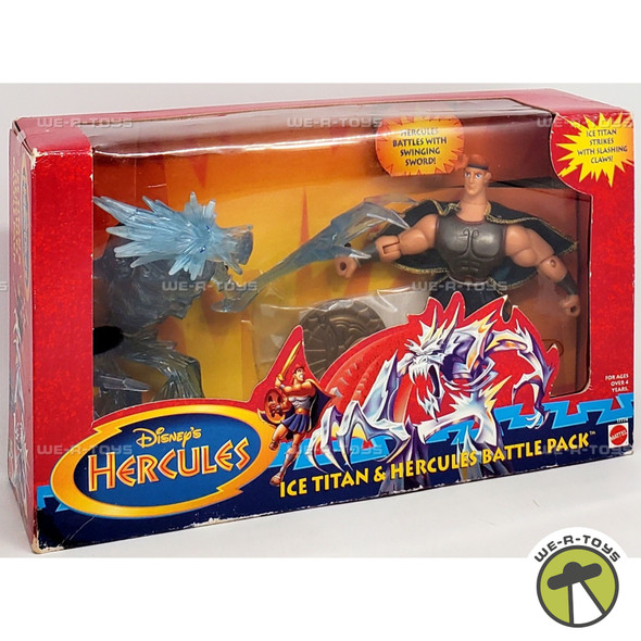 Disney's Hercules Ice Titan and Hercules Battle Pack Figures 1997 Mattel 17774