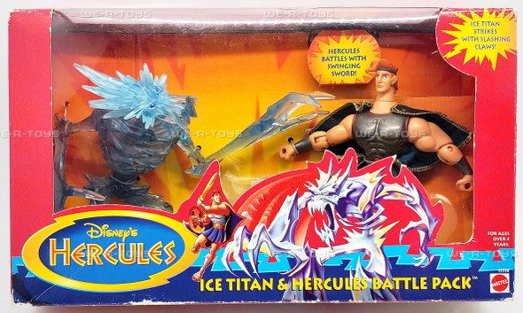 Disney's Hercules Ice Titan and Hercules Battle Pack Figures 1997 Mattel 17774