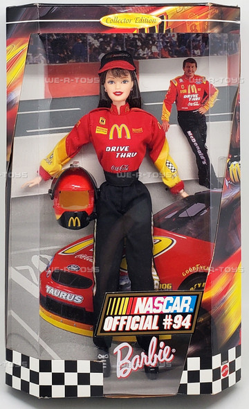 Nascar Official #94 Bill Elliot Barbie Doll 1999 Mattel 22954