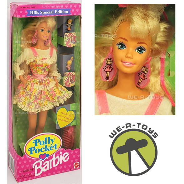 Polly Pocket Barbie Doll Hills Special Edition 1994 Mattel 12412