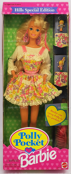 Polly Pocket Barbie Doll Hills Special Edition 1994 Mattel 12412