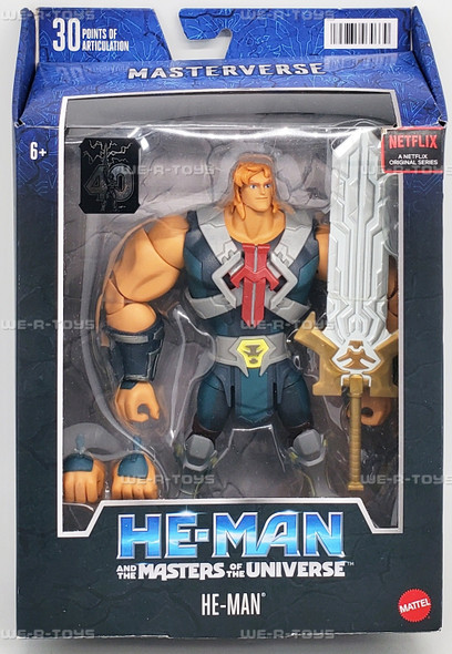 Masters of the Universe Masterverse Animated He-Man Action Figure Mattel HDR41
