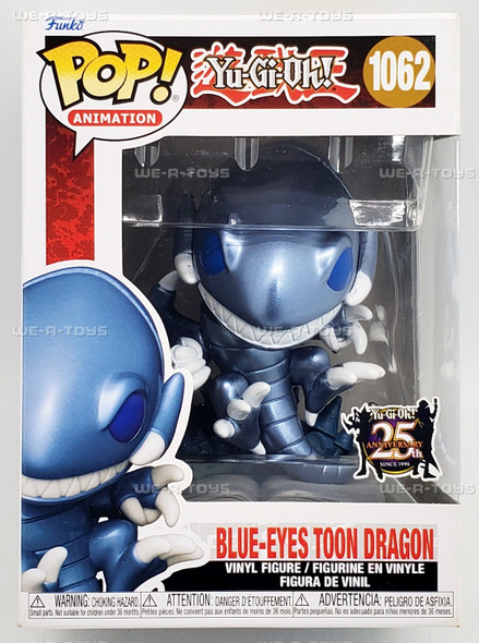 Funko POP Animation Yu-Gi-Oh Blue Eyes Toon Dragon 1062 Vinyl Figure