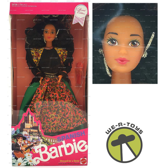 Dolls of the World Spanish Barbie Doll 1991 Mattel #4963