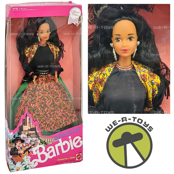 Dolls of the World Spanish Barbie Doll 1991 Mattel #4963