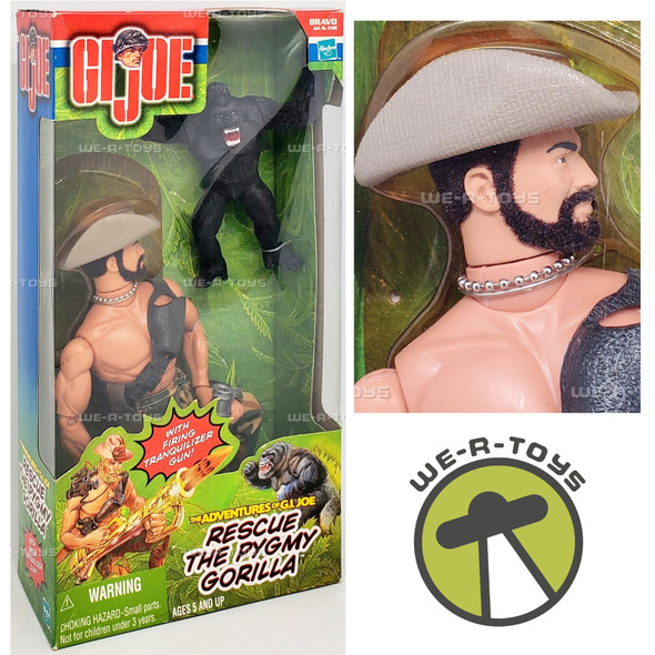 The Adventures of G.I. Joe Rescue the Pygmy Gorilla Action Figure Set 81629