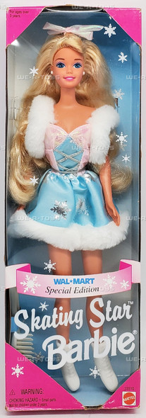 Skating Star Barbie Doll Walmart Special Edition 1995 Mattel 15510
