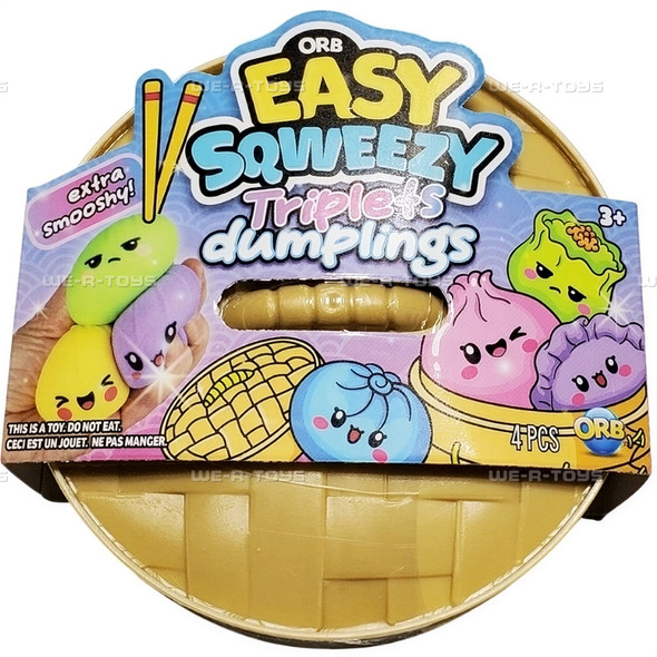 Easy Sqweezy Triplets Dumplings Mystery Pack 3 RANDOM Colors