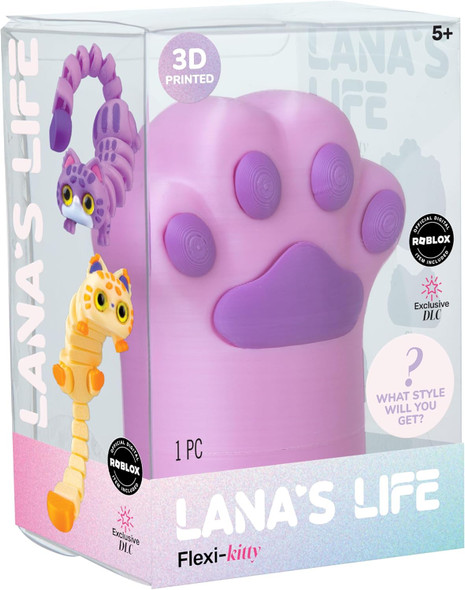 Orb Lana's Life 3D Flexi Kitty Purple Version