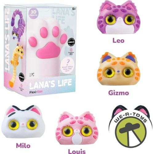 Orb Lana's Life 3D Flexi Kitty White Version