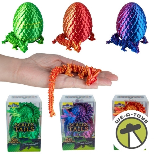 Orb Curiosities Scales & Tails Dragon Eggs 3 Pack