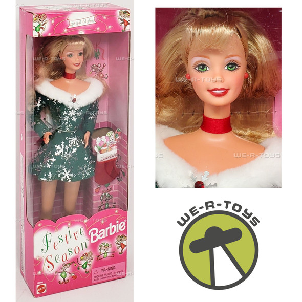 Festive Season Barbie Doll Special Edition 1997 Mattel 18909