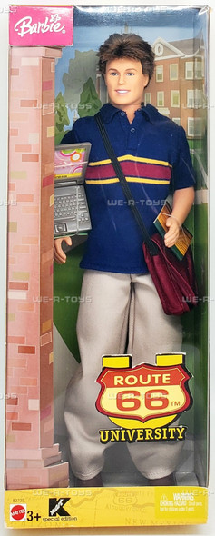Route 66 University Barbie Ken Doll 2003 Mattel B2735