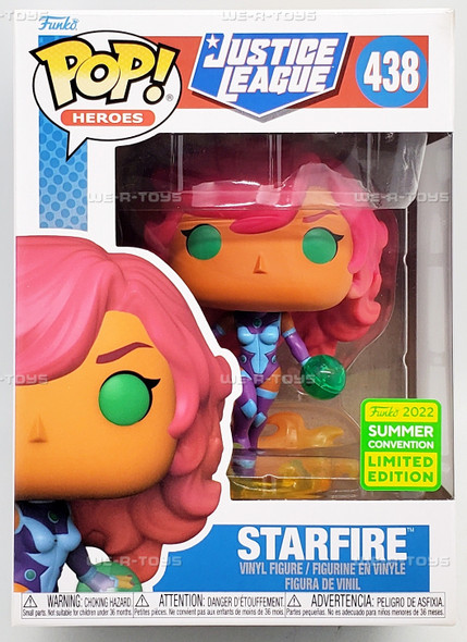 Funko POP Heroes Justice League Starfire 438 Vinyl Figure