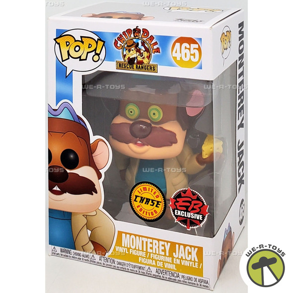 Funko POP Chip 'N' Dale Rescue Rangers Monterey Jack 465 Vinyl Chase Figure