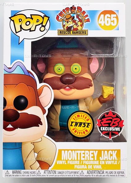 Funko POP Chip 'N' Dale Rescue Rangers Monterey Jack 465 Vinyl Chase Figure