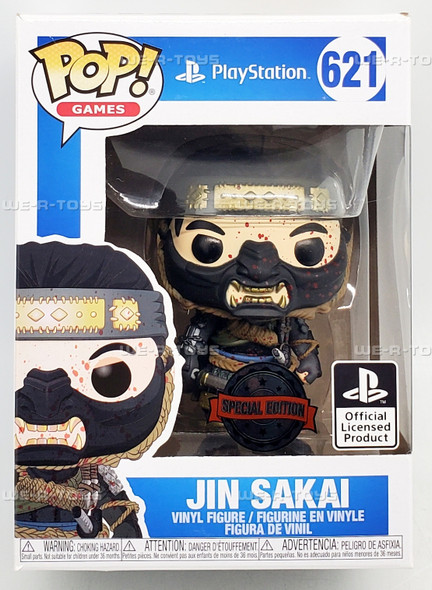 Funko POP Games Playstation Ghost of Tsushima Jin Sakai 621 Vinyl Figure