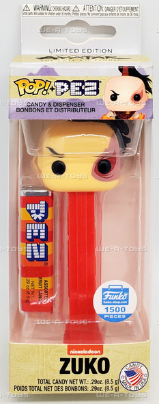 Funko POP PEZ Nickelodeon Avatar The Last Airbender Zuko Dispenser and Candy