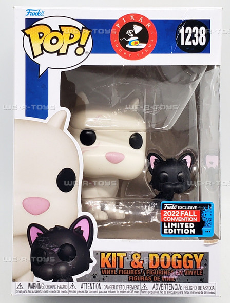 Funko POP Pixar Short Film Kit and Doggy 1238 Vinyl Figures