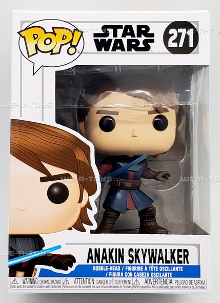 Funko POP Star Wars Clone Wars Anakin Skywalker 271 Vinyl Bobble Head Figure
