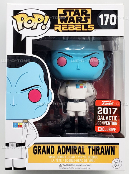 Funko POP Star Wars Rebels Grand Admiral Thrawn 170 Vinyl Bobble Head Figure