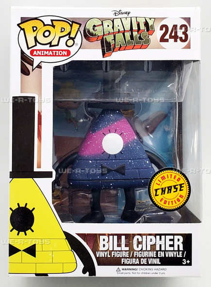 Funko Animation Disney Gravity Falls Bill Cipher 243 Chase Vinyl Figure