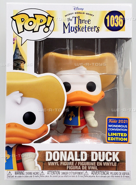 Funko POP Disney The Three Musketeers Donald Duck 1036 Vinyl Figure