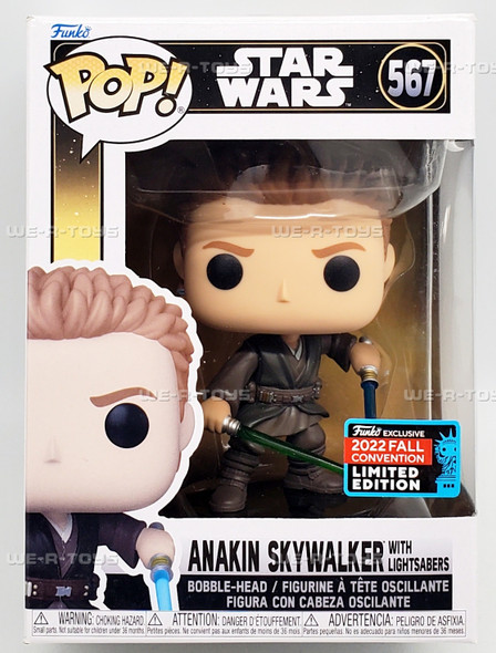 Funko POP Star Wars Episode II Anakin Skywalker with Lightsabers 567 Figure