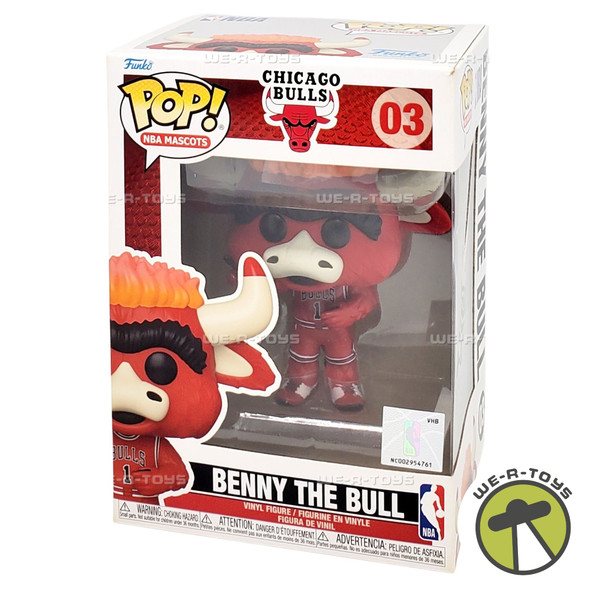 Funko POP NBA Mascots Chicago Bulls Benny The Bull 03 Vinyl Figure
