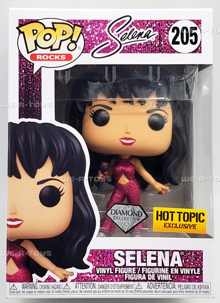 Funko POP Rocks Selena 205 Vinyl Glitter Figure