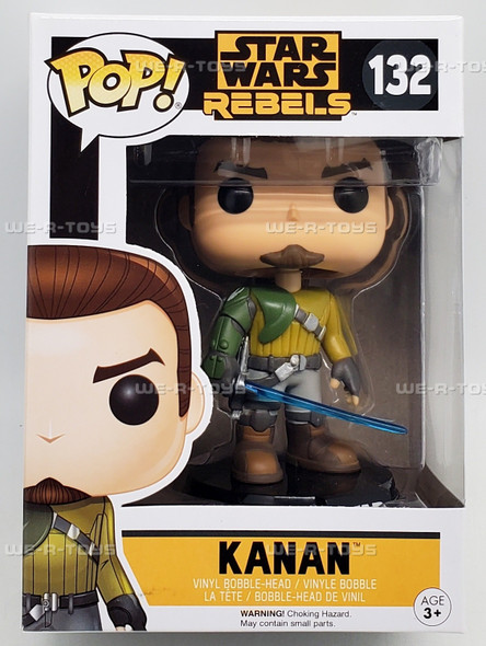 Funko POP Star Wars Rebels Kanan 132 Vinyl Bobble Head Figure