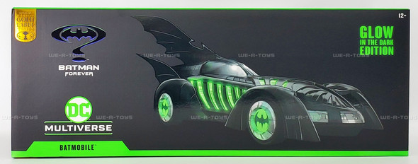 DC Multiverse Batman Forever Batmobile Glow in The Dark Vehicle McFarlane Toys