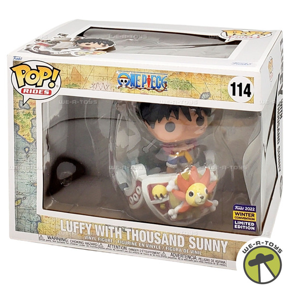 Funko POP Rides Animation One Piece Luffy with Thousand Sunny 114 Vinyl Figure