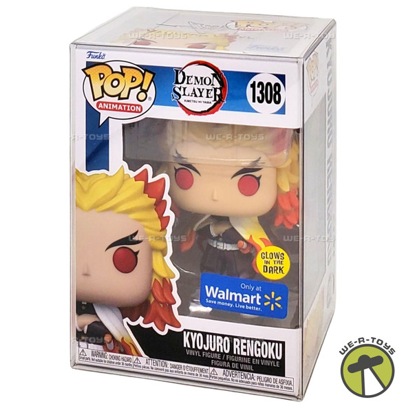 Funko POP Animation Demon Slayer Rengoku Kyojuro 1308 GITD Vinyl Figure