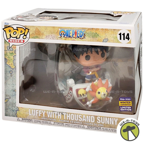 Funko POP Rides Animation One Piece Luffy with Thousand Sunny 144 Vinyl Figure