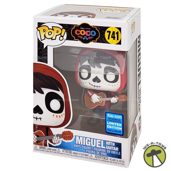 Funko POP Disney Pixar Coco Miguel with Guitar 741 Vinyl Figure